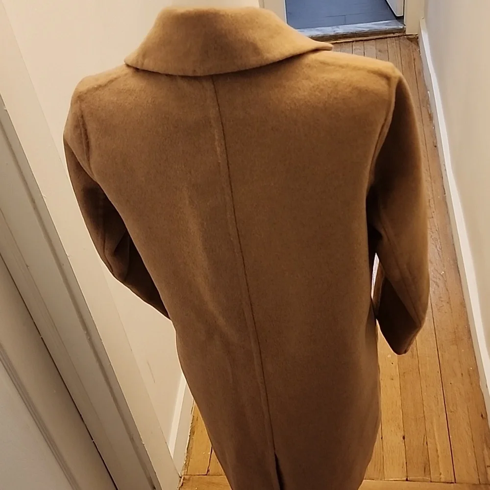 Vince Classic Straight Wool-Blend Coat - Picture 2 of 3